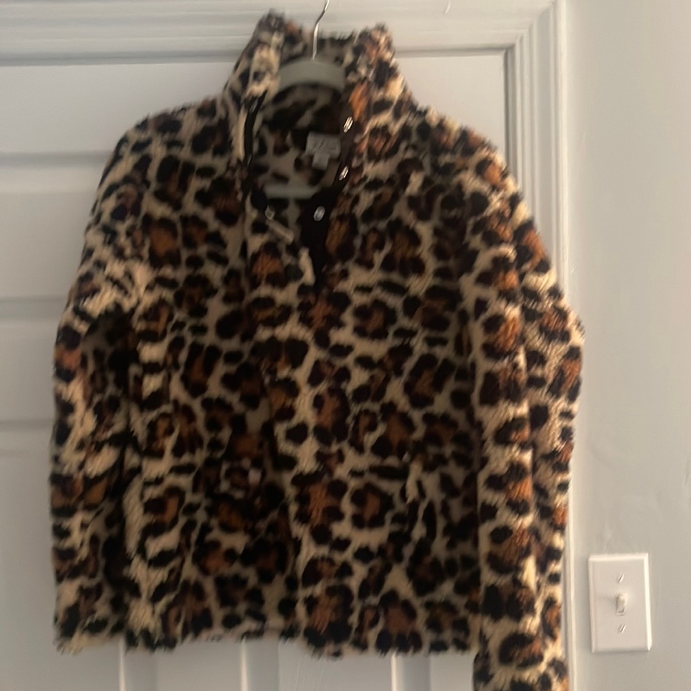 Jcrew fleece jacket